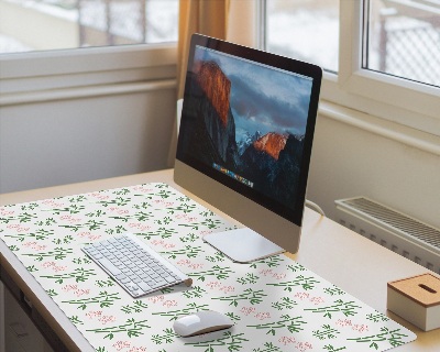 Protège bureau Bambous et fleurs