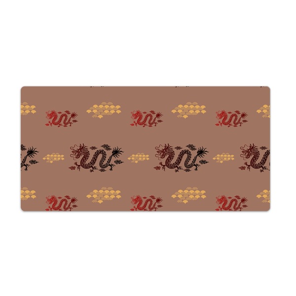 Sous main de bureau Motif de dragon asiatique