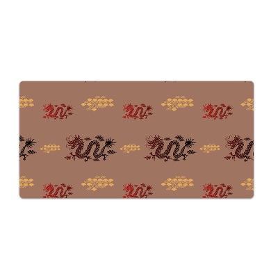 Sous main de bureau Motif de dragon asiatique