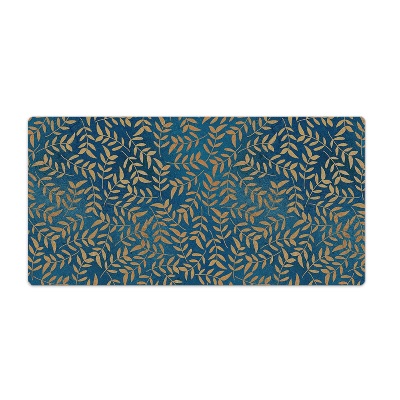 Protège bureau Feuilles d'or