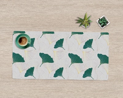 Sous-main bureau Ginkgo artistique
