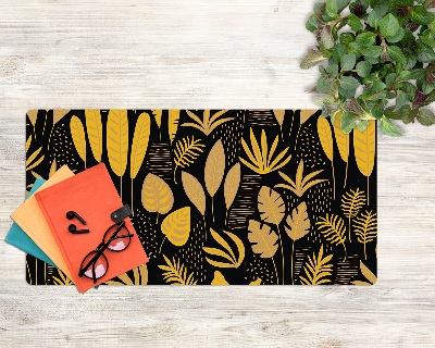 Tapis de bureau Feuilles jaunes