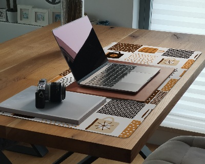 Protège bureau Tasses céramique plats