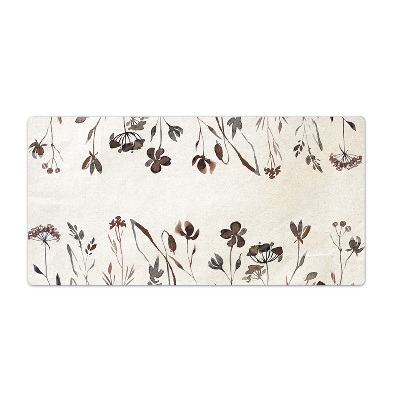 Sous-main bureau Ombres de fleurs