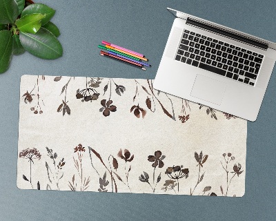 Sous-main bureau Ombres de fleurs