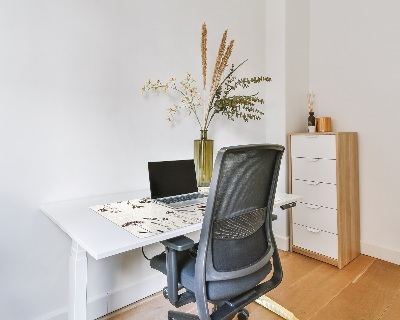 Sous-main bureau Ombres de fleurs