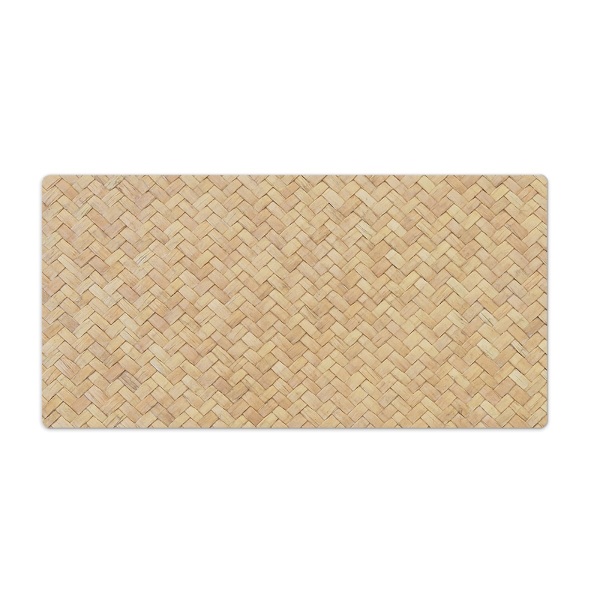Protège bureau Motif en rotin