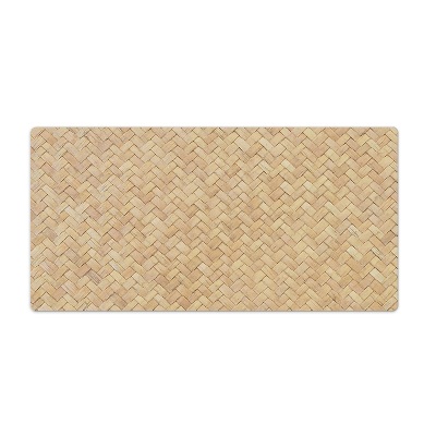 Protège bureau Motif en rotin