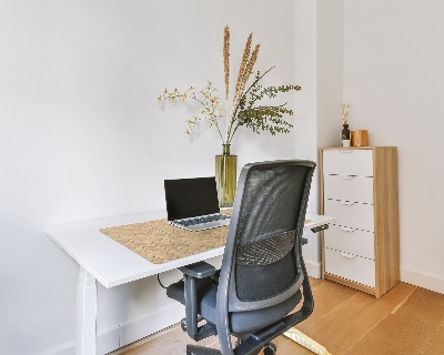 Protège bureau Motif en rotin