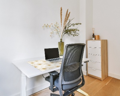 Sous main de bureau Feuilles du soleil d'or