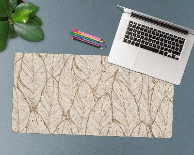 Protège bureau Une composition de feuilles sauvages