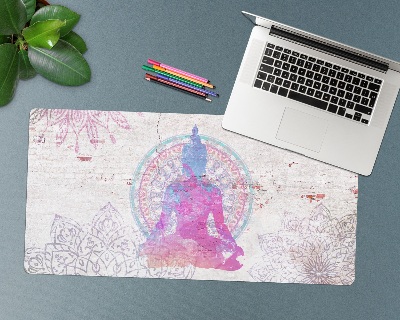 Sous main de bureau Bouddha accompagné d'un mandala