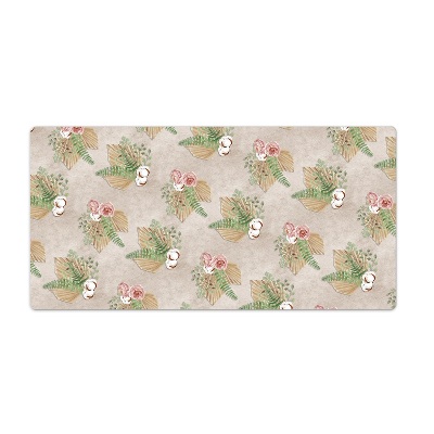 Sous-main bureau Composition florale