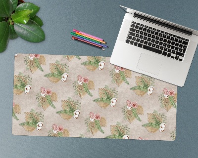 Sous-main bureau Composition florale