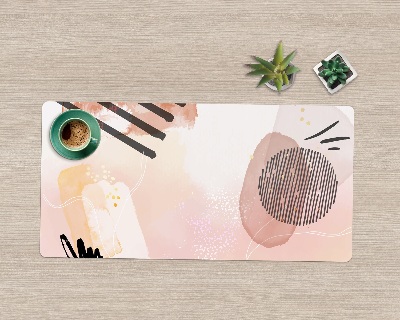 Sous-main bureau Abstraction à l'aquarelle