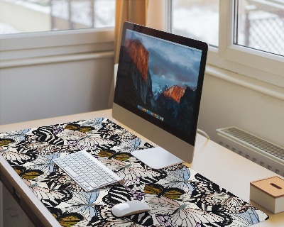 Sous main de bureau Papillons à l'aquarelle