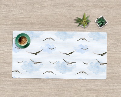 Sous main de bureau Oiseaux dans le ciel bleu