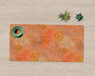 Tapis de bureau Fleurs de tournesol