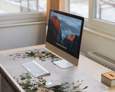 Sous main de bureau Composition végétale