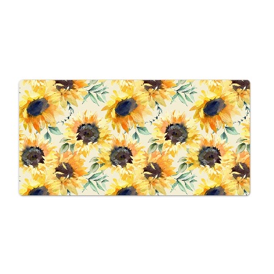 Protège bureau Tournesols dorés
