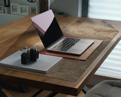 Sous main de bureau Roses en relief