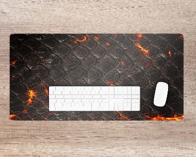 Tapis de bureau Chemin de lave