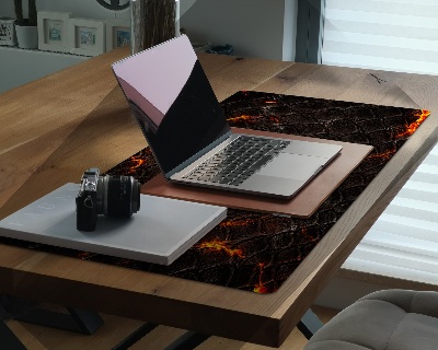 Tapis de bureau Chemin de lave