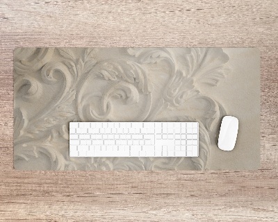 Sous main de bureau Feuilles dans le sable