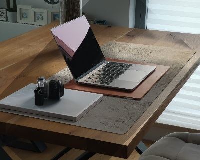 Protège bureau Grès rayé