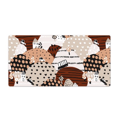 Tapis de bureau Illustration de la ville