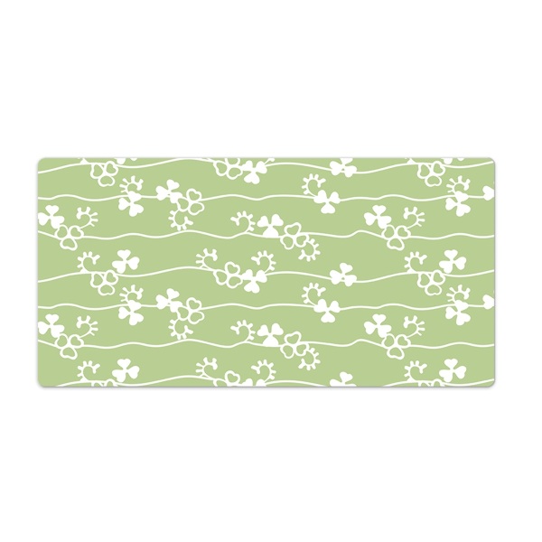 Tapis de bureau Motif de trèfle