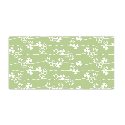 Tapis de bureau Motif de trèfle