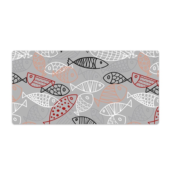 Sous-main bureau Aquarium à poissons