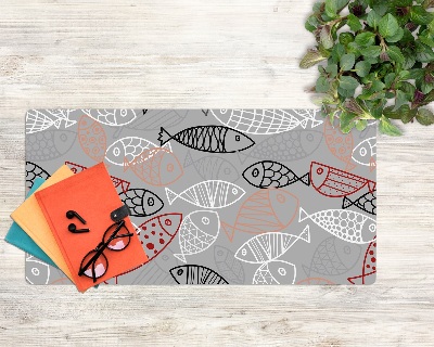 Sous-main bureau Aquarium à poissons