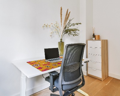 Tapis de bureau Doodle girly