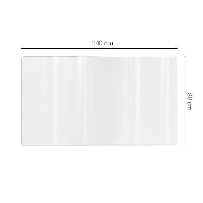 Sous-main bureau universel transparent