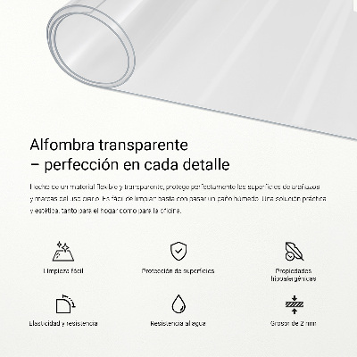 Sous-main bureau universel transparent