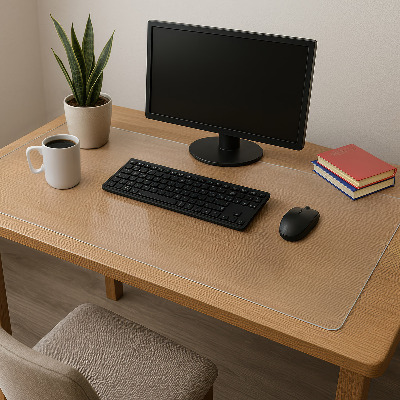 Sous-main bureau universel transparent