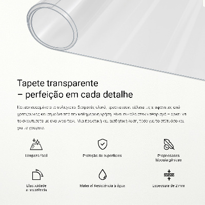 Sous-main bureau universel transparent
