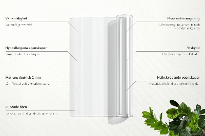 Sous-main bureau universel transparent