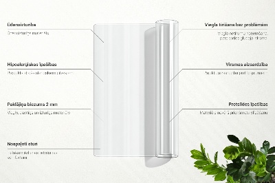 Sous-main bureau universel transparent