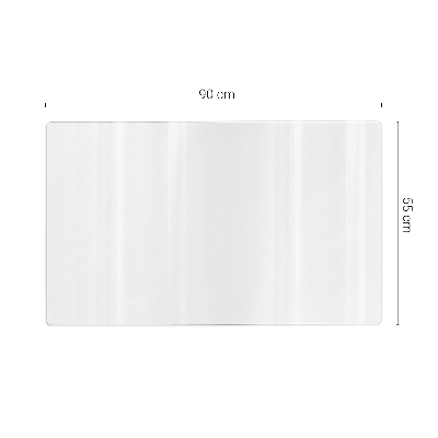 Sous-main bureau universel transparent