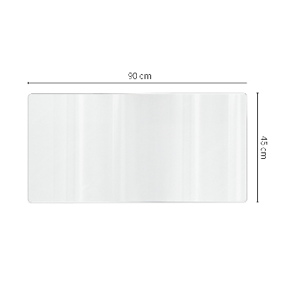 Sous-main bureau universel transparent