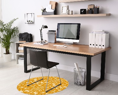 Tapis protège sol rond Motif de la faune