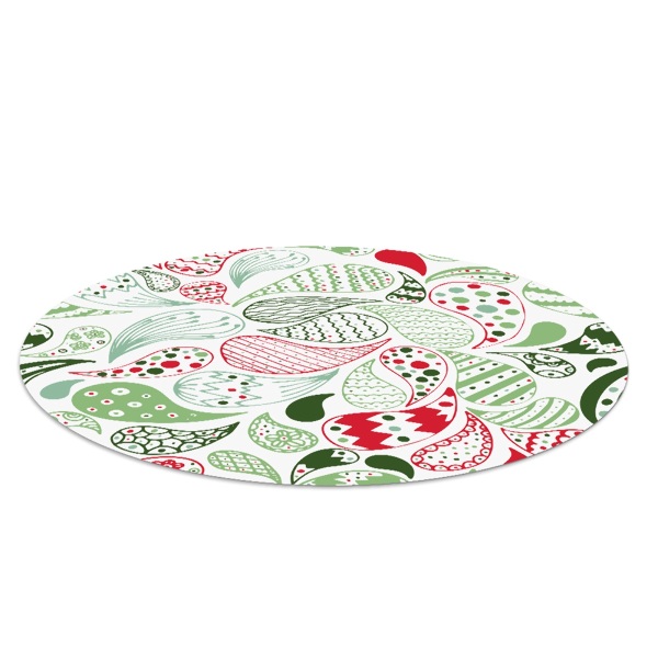 Tapis de chaise de bureau Motif de larme turque