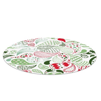 Tapis de chaise de bureau Motif de larme turque