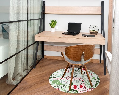 Tapis de chaise de bureau Motif de larme turque