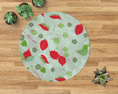 Tapis de chaise de bureau Fraise des bois
