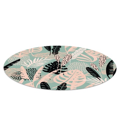 Tapis protège sol rond La nature laisse