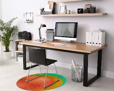 Tapis de chaise de bureau Cercles abstraits